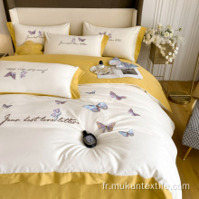 Ensemble de literie de collection Hotel de luxe 100% coton